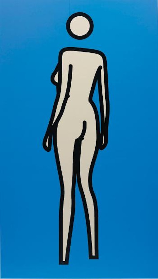Sara gets undressed. 32 by Julian Opie