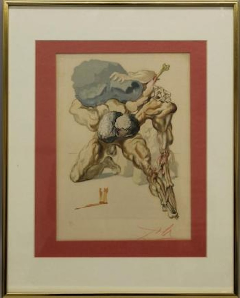 The avaricious and the prodigal by Salvador Dali