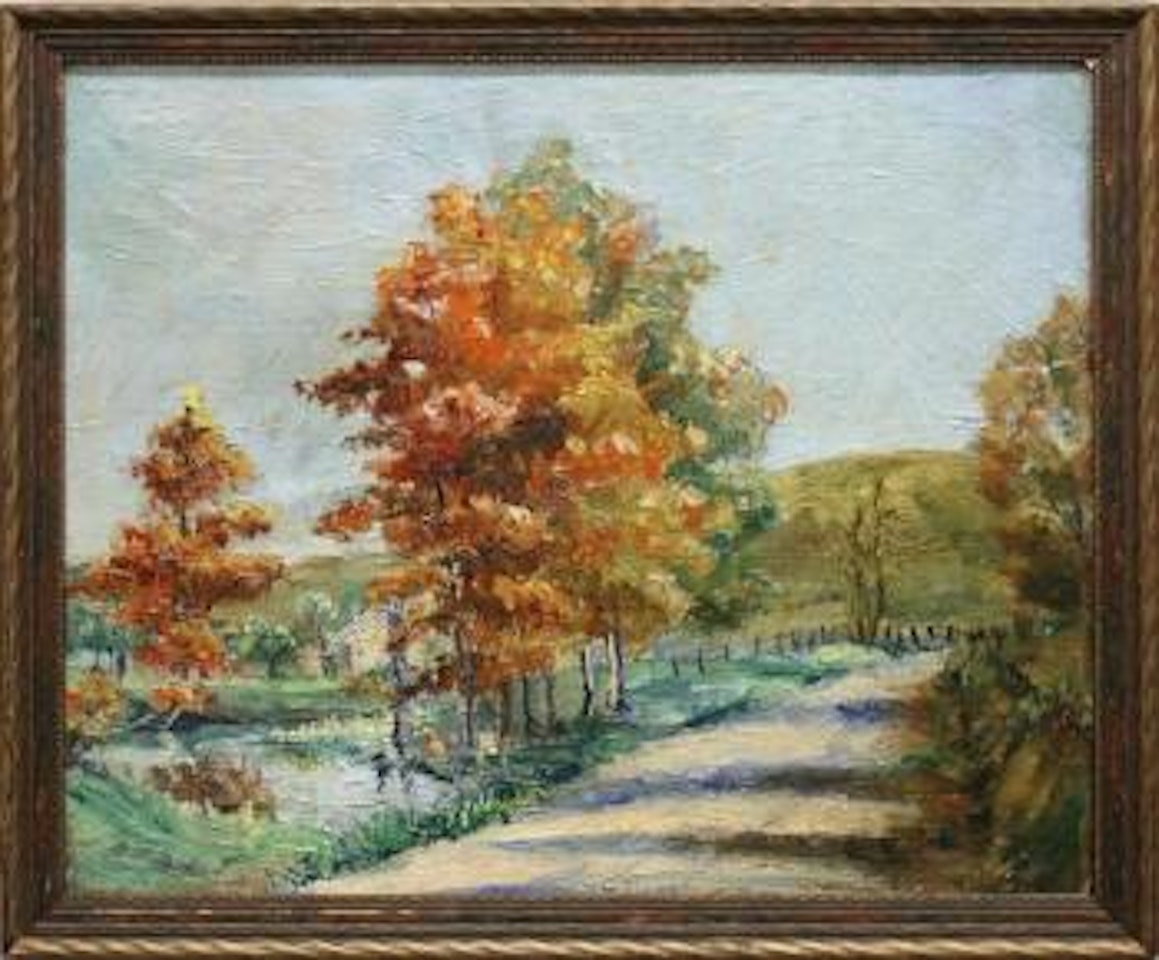 Fall landscape by Walter Emerson Baum