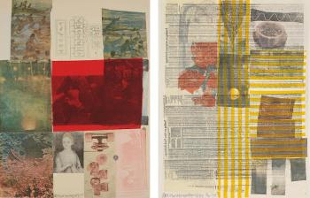 From the seat of authority; We will be more than half way there, from the suite of nine prints by Robert Rauschenberg