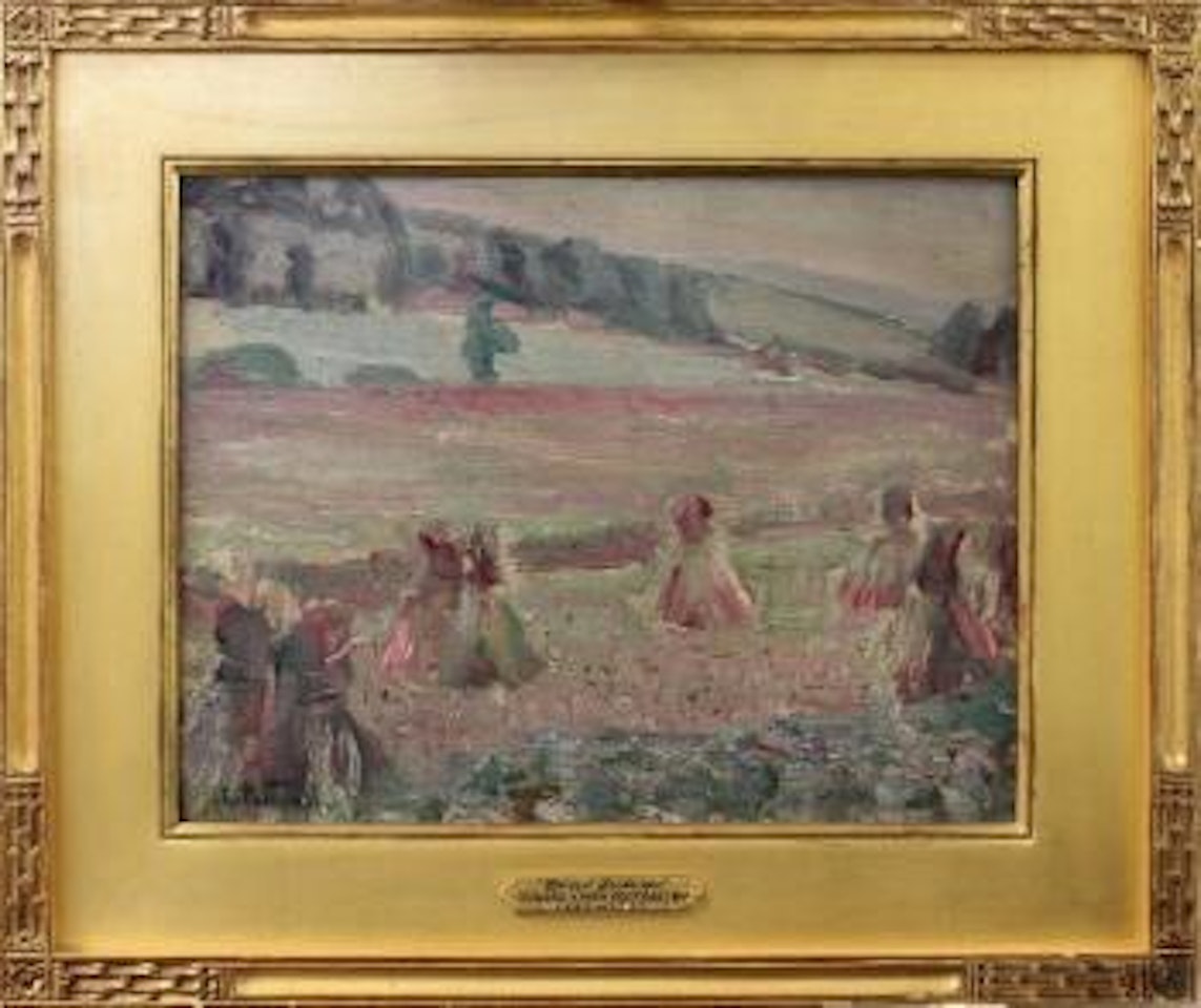 Harvest landscape by Edward Henry Potthast