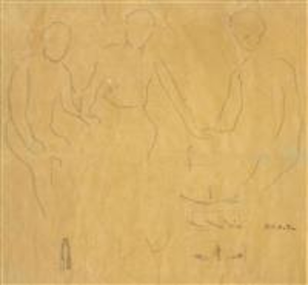 Figure Study for Die Heilige Stunde by Ferdinand Hodler