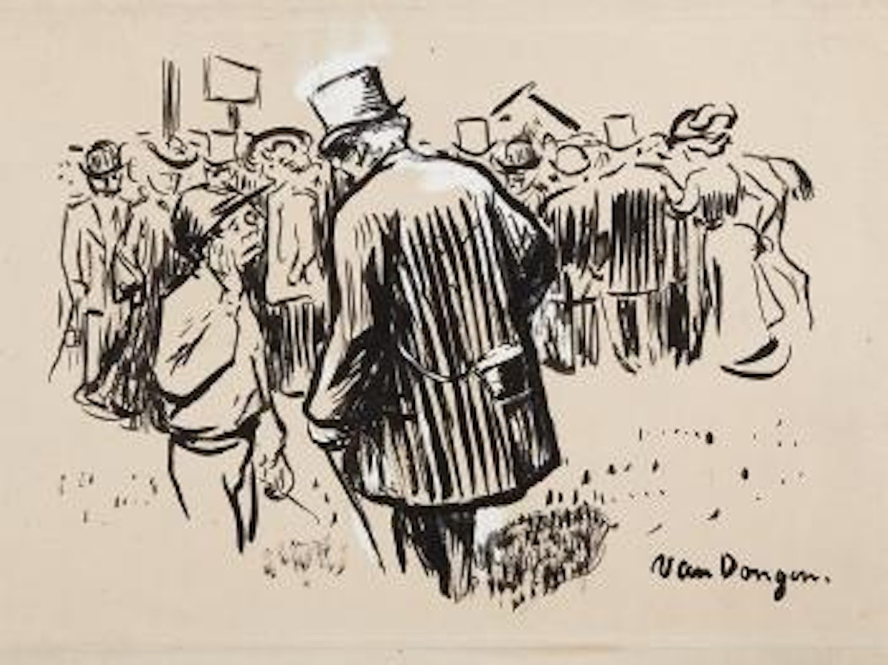 Les Courses by Kees van Dongen