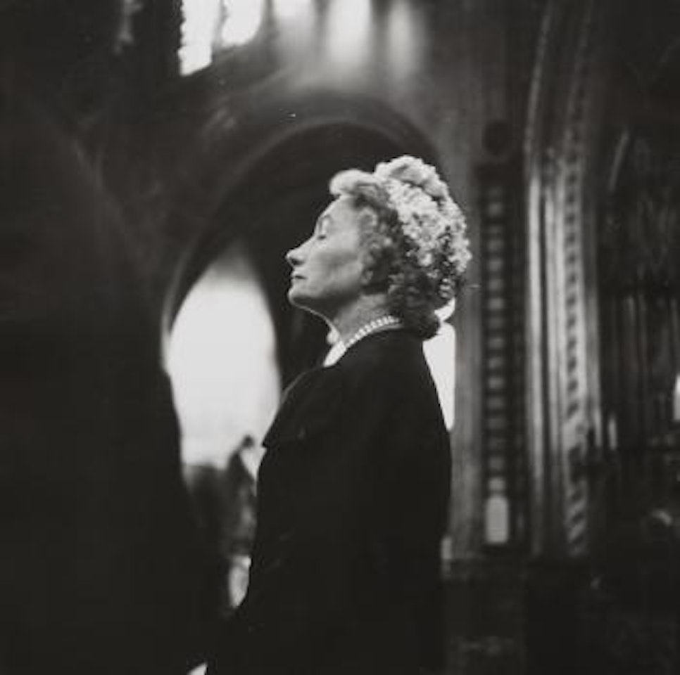Carmel Snow, the editor of the American edition Harper's Bazaar by Richard Avedon