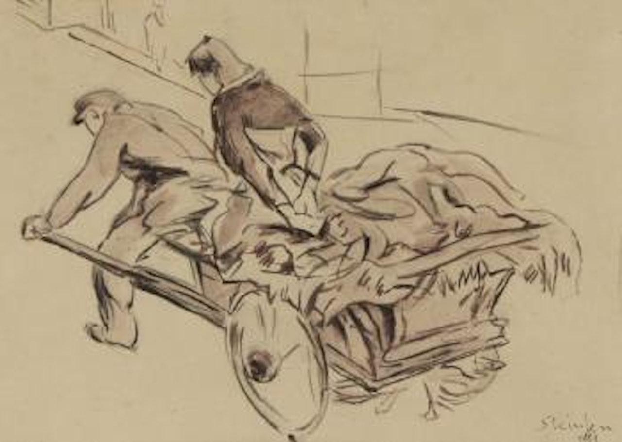Les chiffonniers by Théophile Alexandre Steinlen