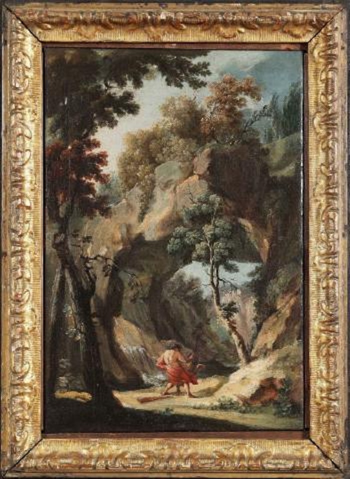 Ercole che affronta il leone by Carlo Bonavia