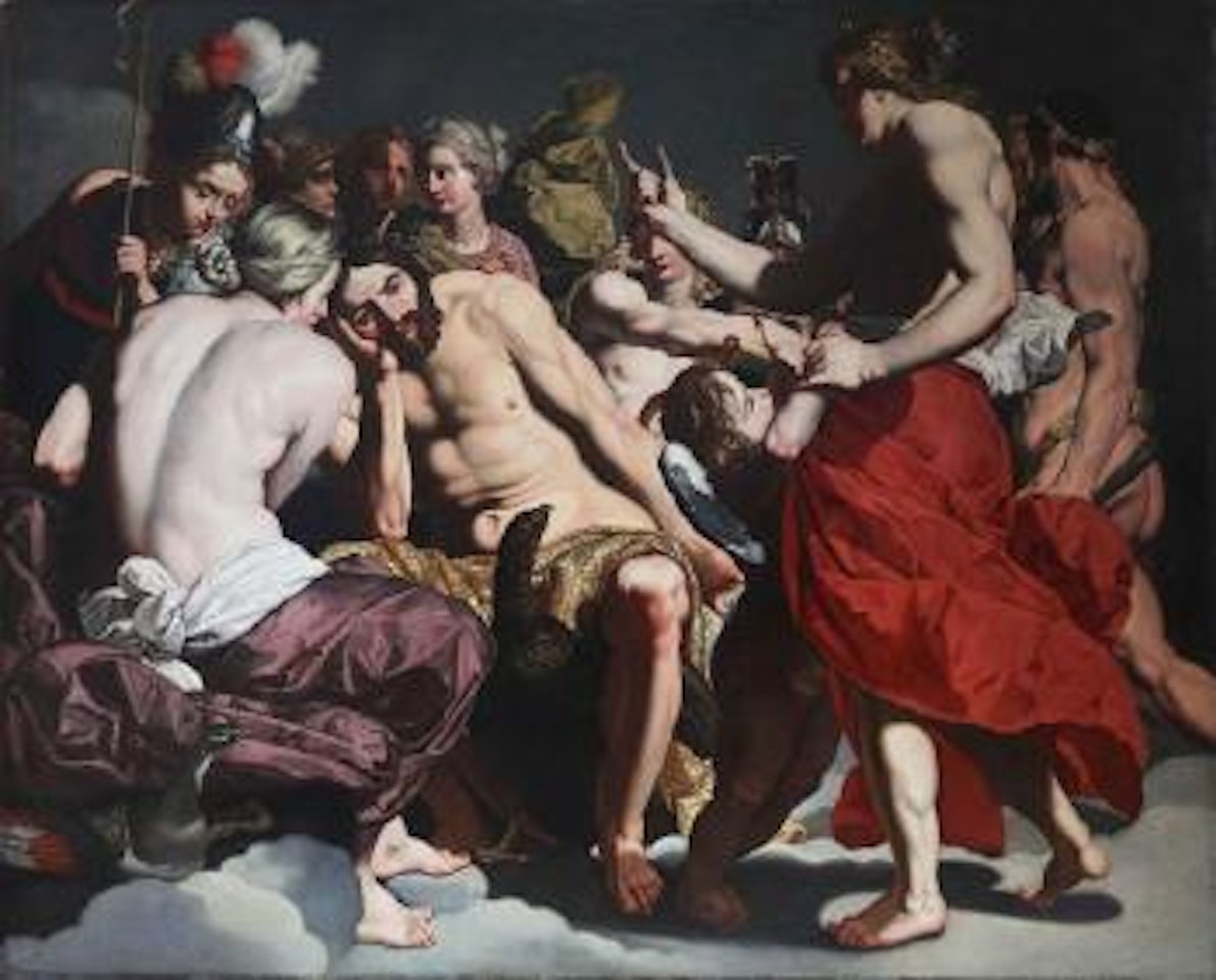Giove rimproverato da Venere by Abraham Janssens