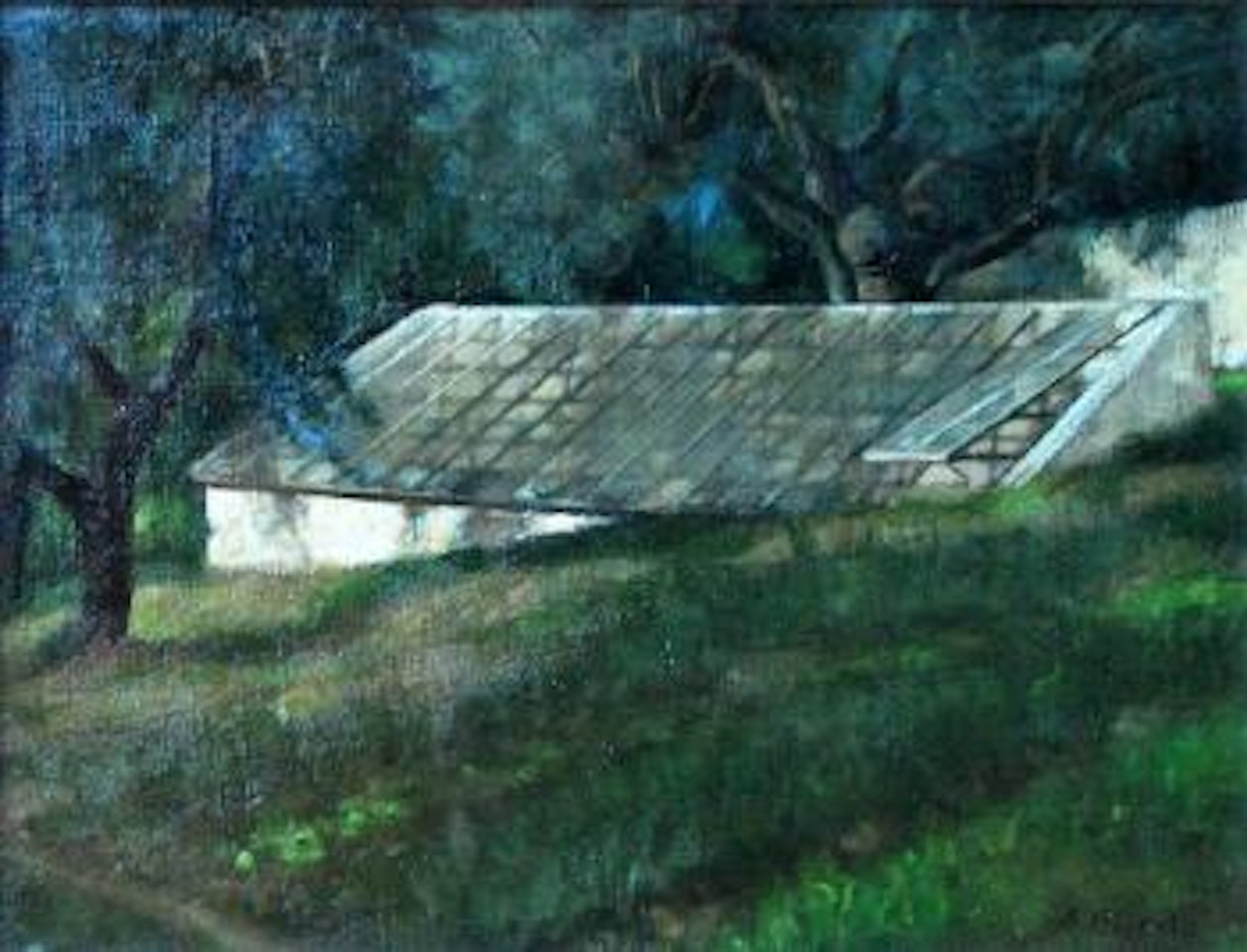 La serra della villa by Antonio Bueno