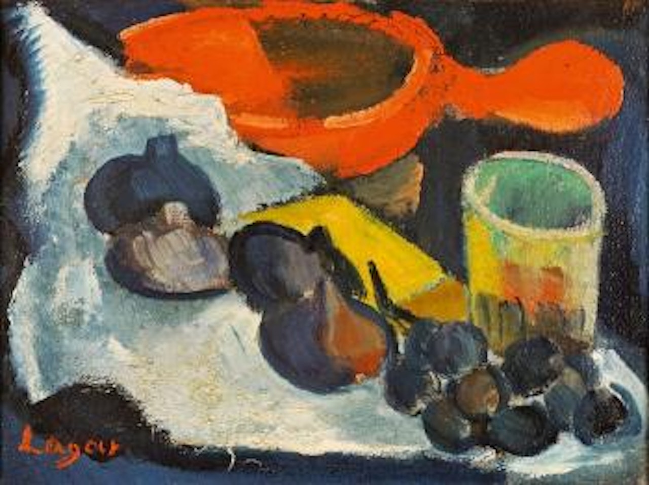 Composition aux figues et aux prunes by Celso Lagar