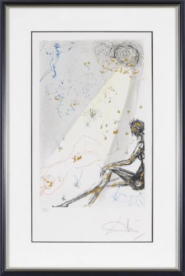 Le troupeau de moutons by Salvador Dali