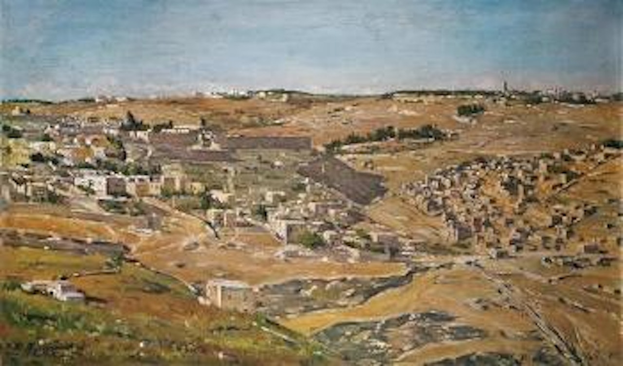 View of Jerusalem by Ludwig Blum