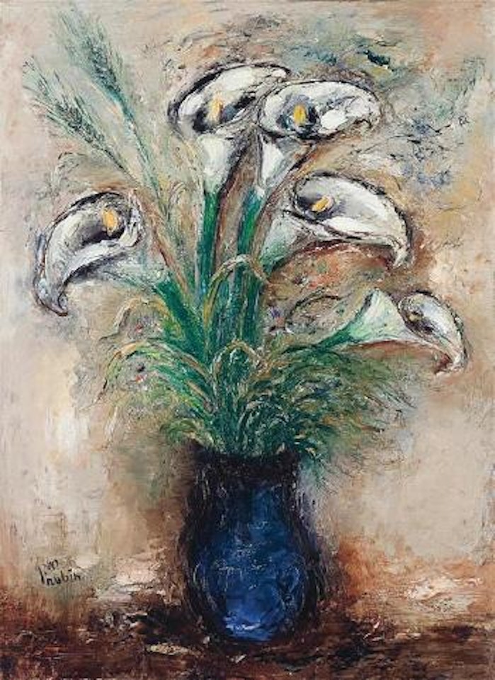 Bouquet of Calla Lilies by Reuven Rubin