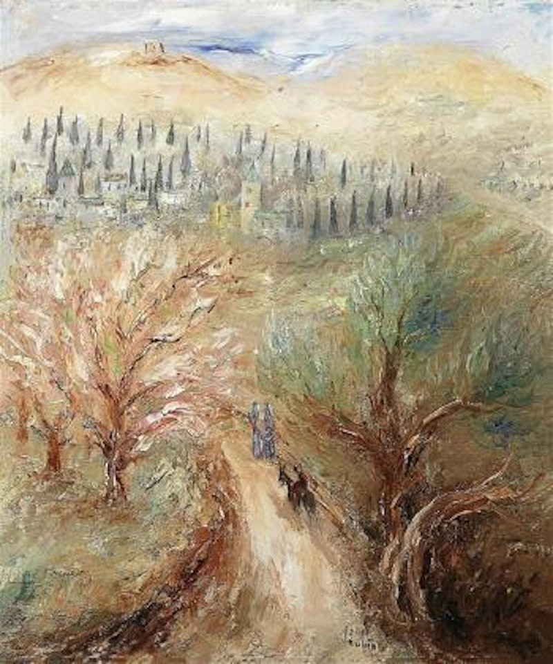 Road to Ein Karem by Reuven Rubin