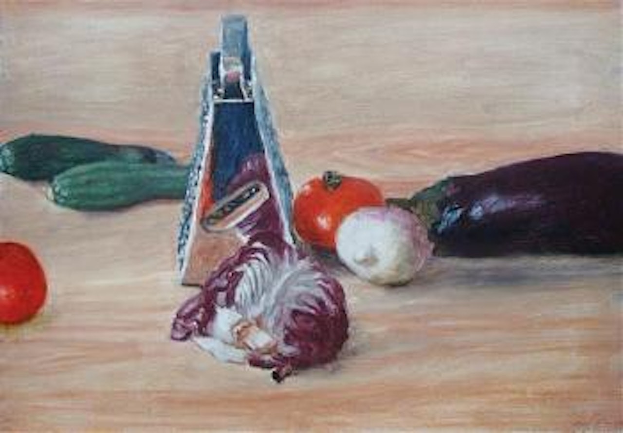 Grater and Vegetable by Avigdor Arikha