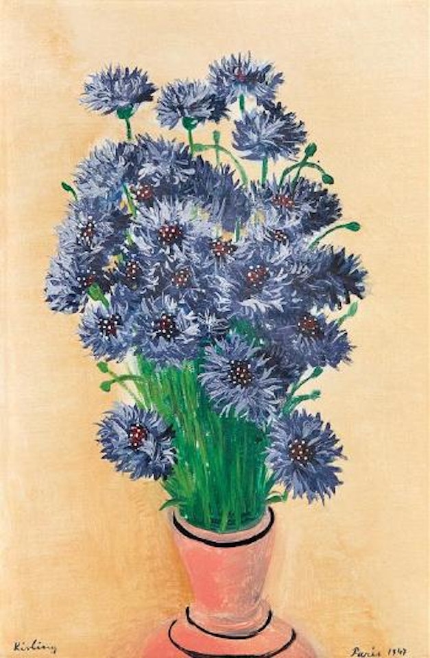 Bouquet de Bluets by Moïse Kisling
