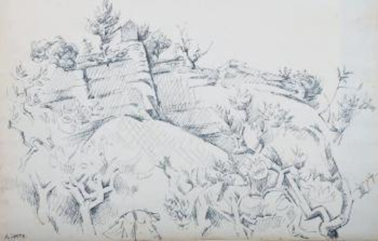 Les hauteurs, Gordes by André Lhote