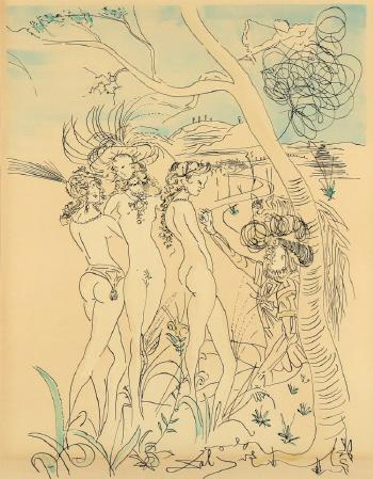 Judgement of Paris by Salvador Dali