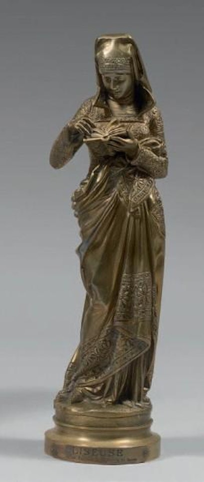 La liseuse by Albert-Ernest Carrier-Belleuse