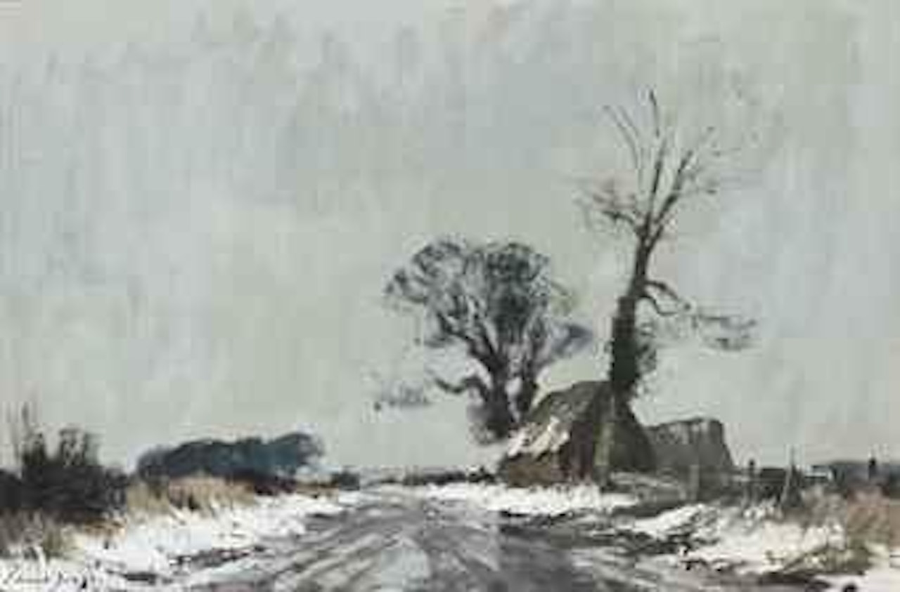 Coldharbour Loke, Winter by Edward Seago