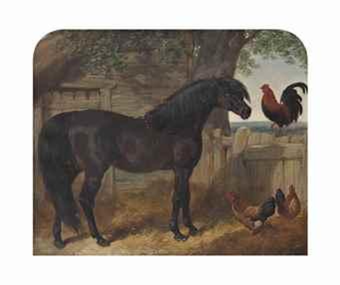In the yard by John Frederick Herring