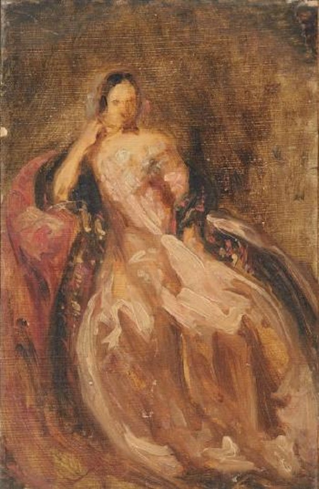 Femme assise by Félix Ziem