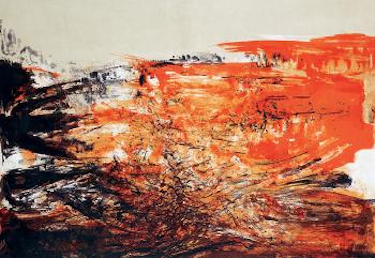 Composition by Zao Wou-Ki