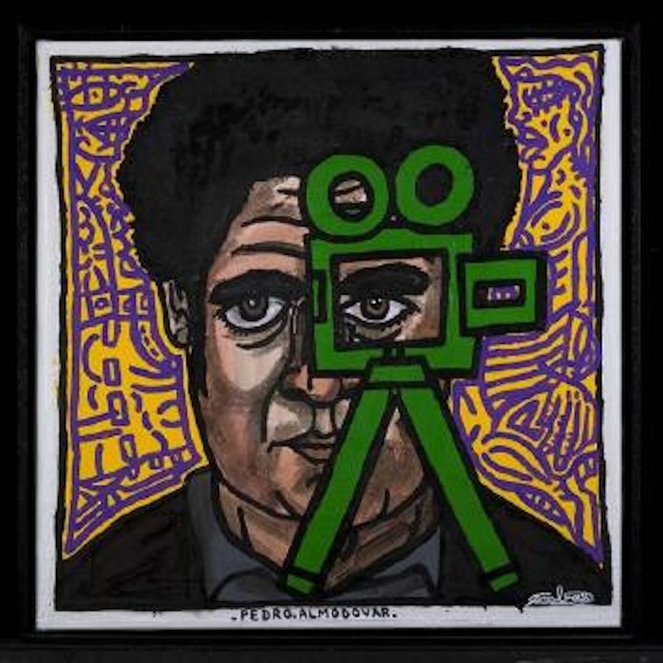 Pedro Almodovar by Robert Combas