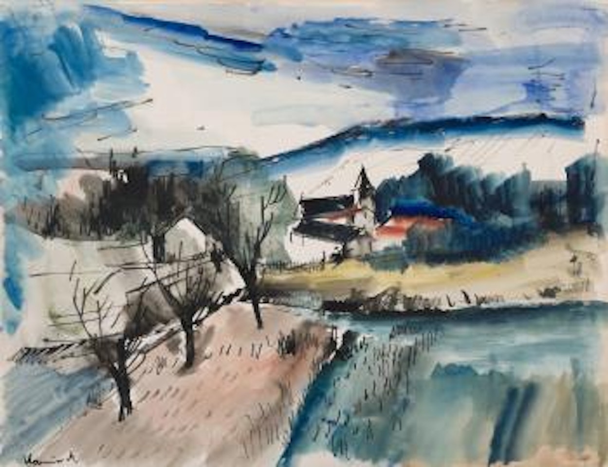 Landschaft by Maurice de Vlaminck