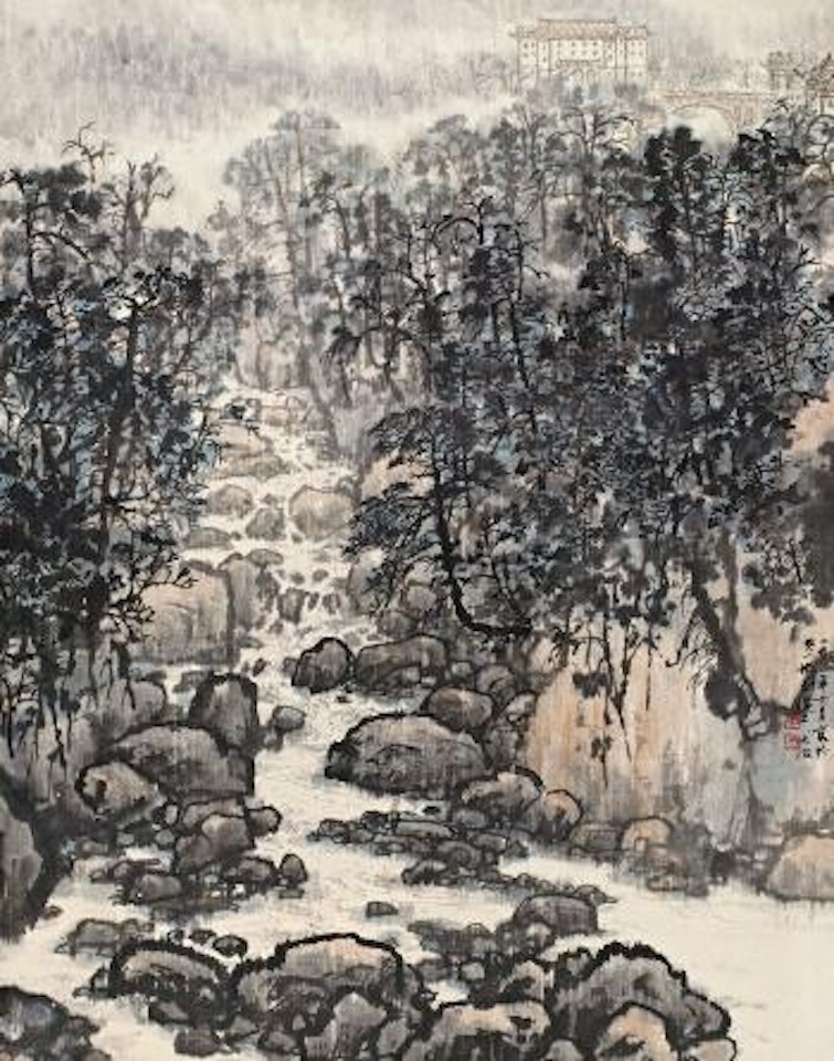 Scenery of mount Huang by Song Wenzhi