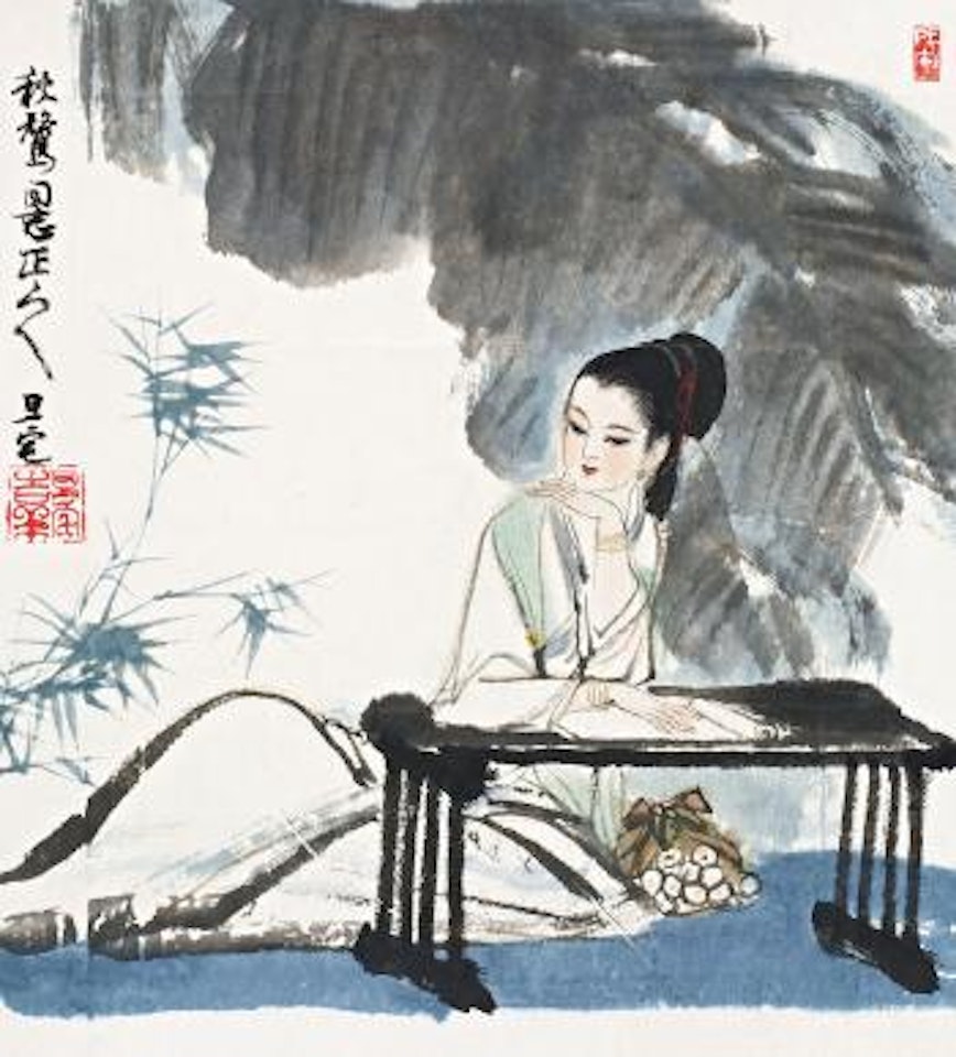A lady by Liu Danzhai
