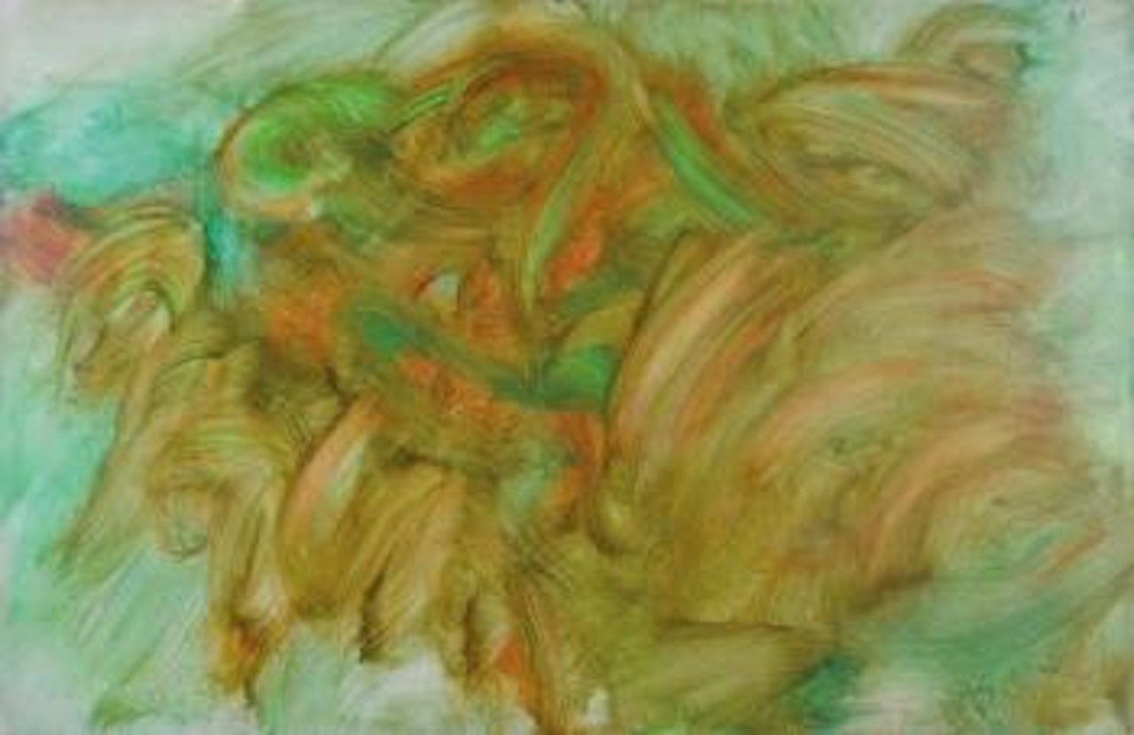 Monteè d'herbes by Jean Messagier