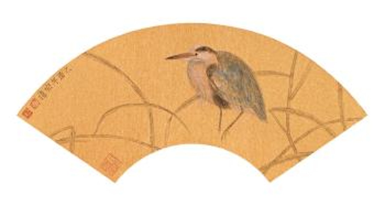A Heron by Jiang Hongwei
