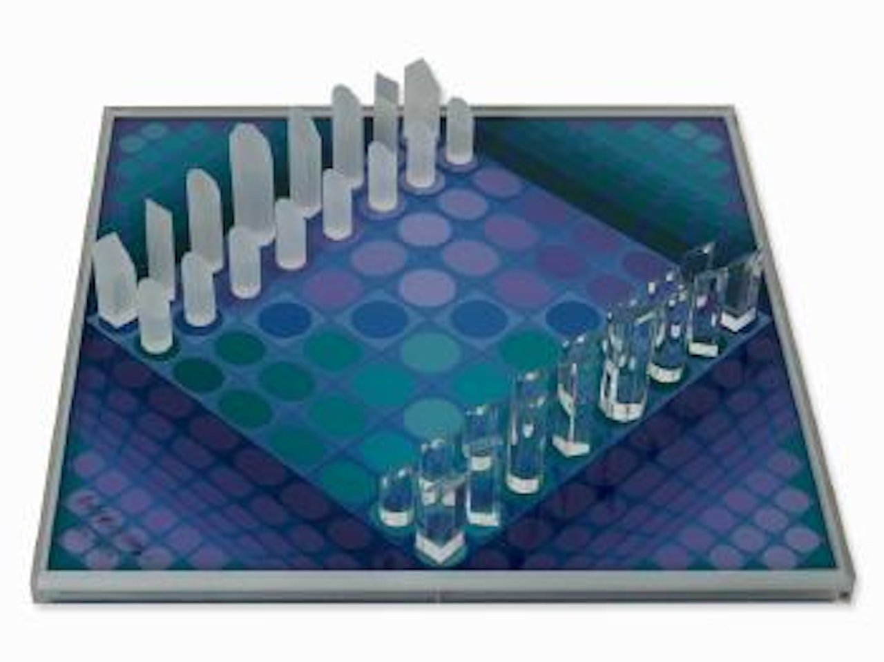 Chess Game by Victor Vasarely