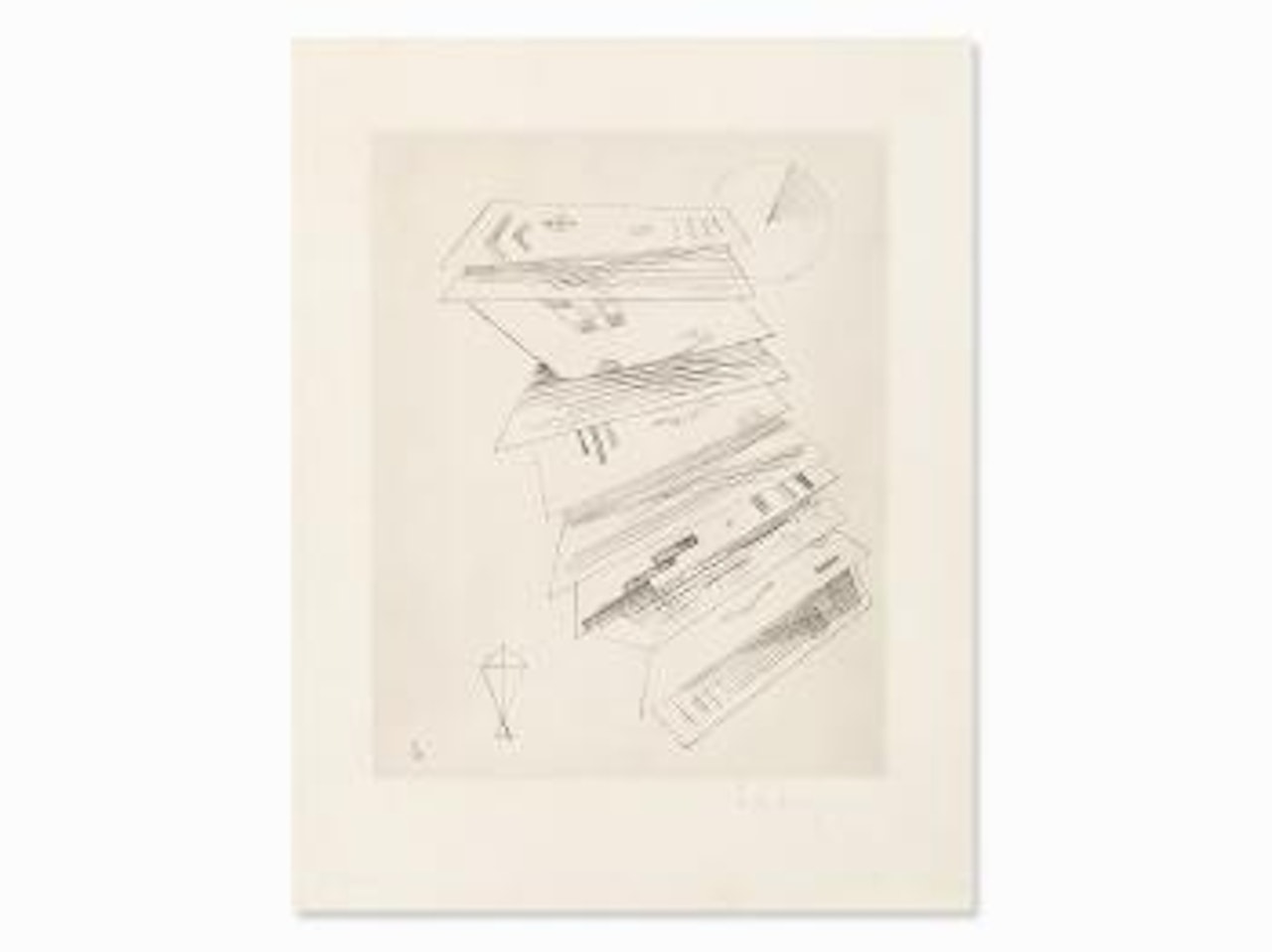 Second Etching for Editions Cahiers D'art by Wassily Kandinsky