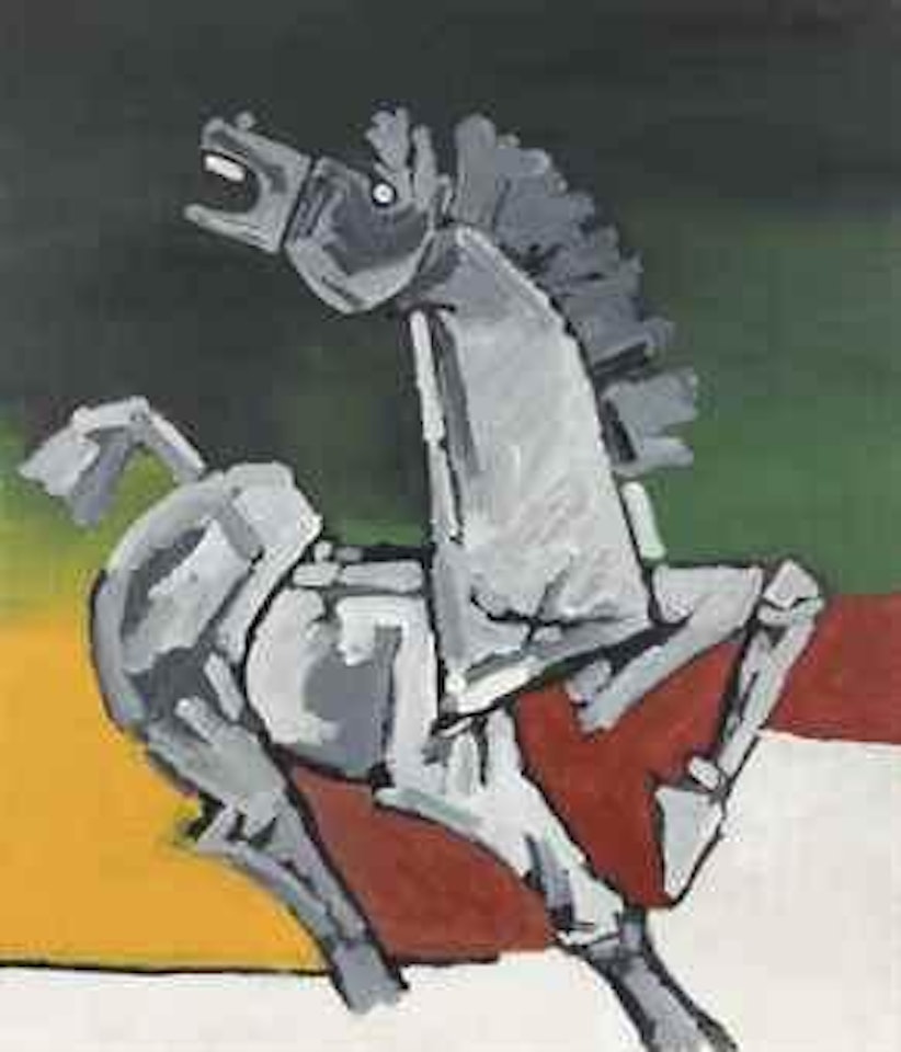 Untitled (Horse) by M.F. Husain