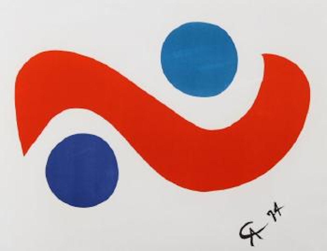 Flying Colors 1 by Alexander Calder