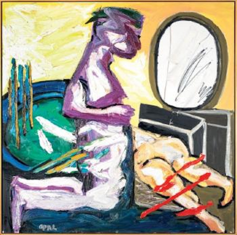 L'agenouillement by Karel Appel