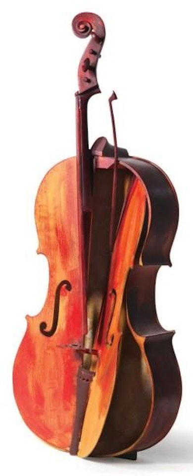 Sans titre, violoncelle découpée by Arman