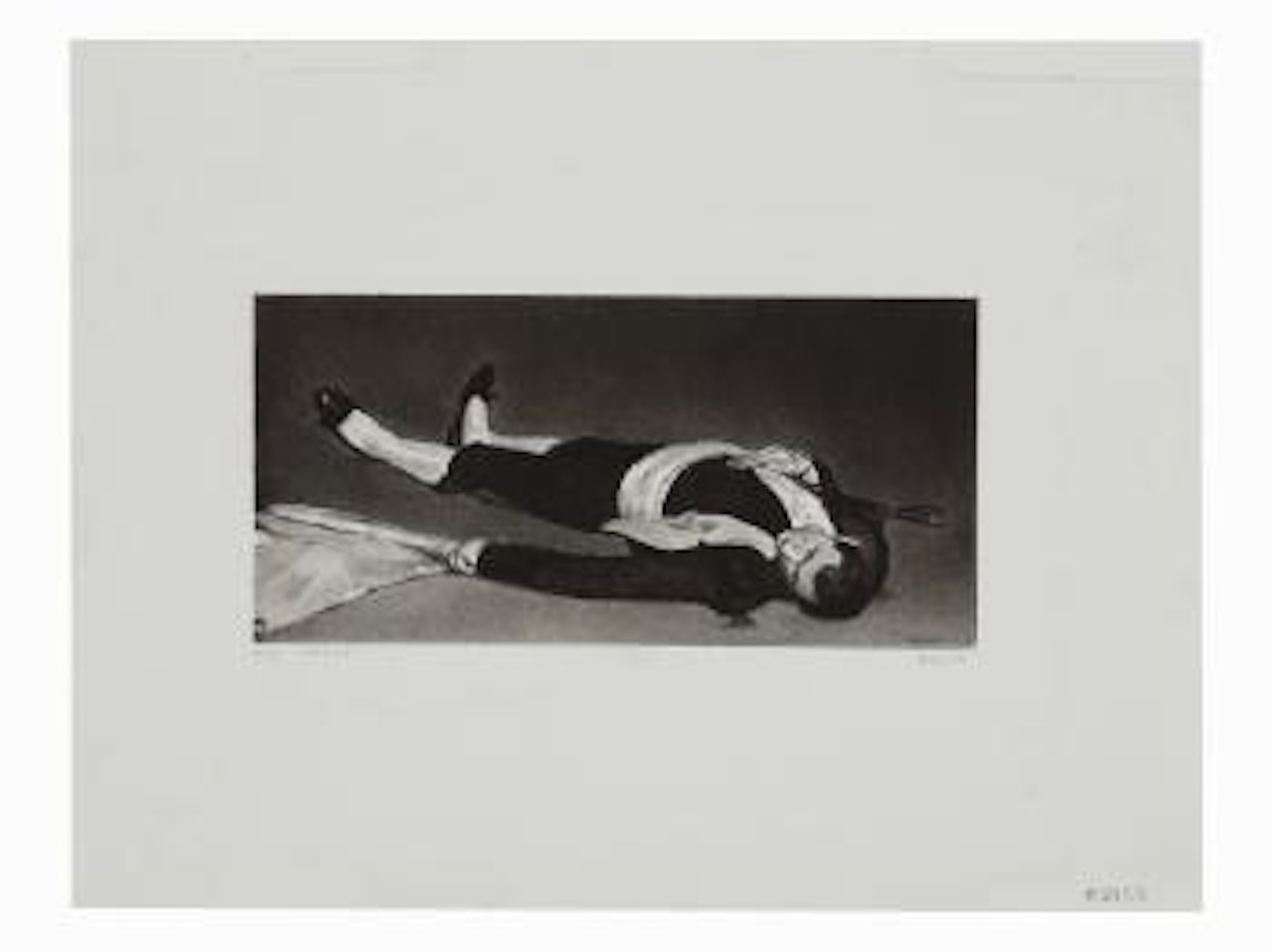 After Manet - Dead Matador by Robert Longo