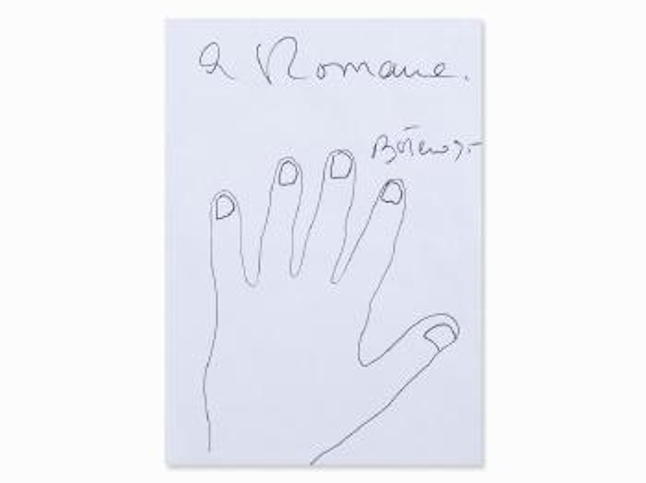 Hand by Fernando Botero
