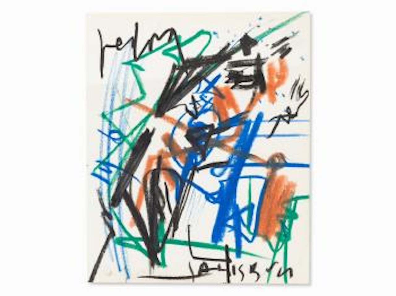 Color Composition by Emilio Vedova
