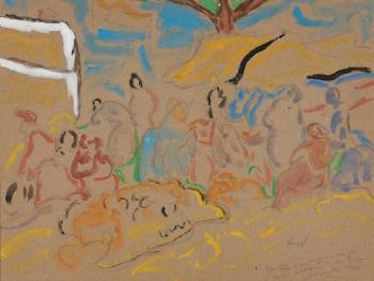 Groupe de personnages by Louis Valtat