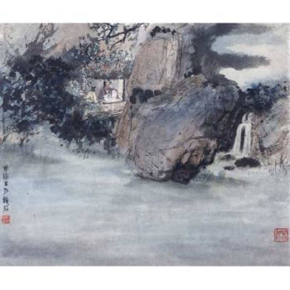 Landscape by Fu Baoshi