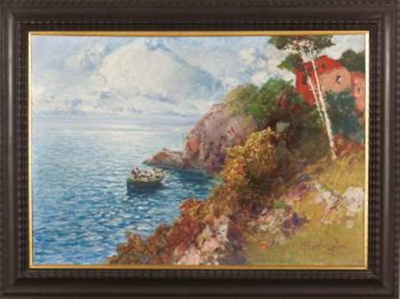 Paesaggio con pescatori by Cesare Bentivoglio