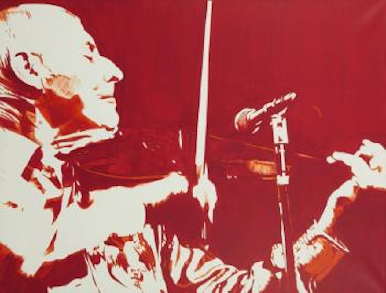 Stéphane Grappelli by Bernard Rancillac