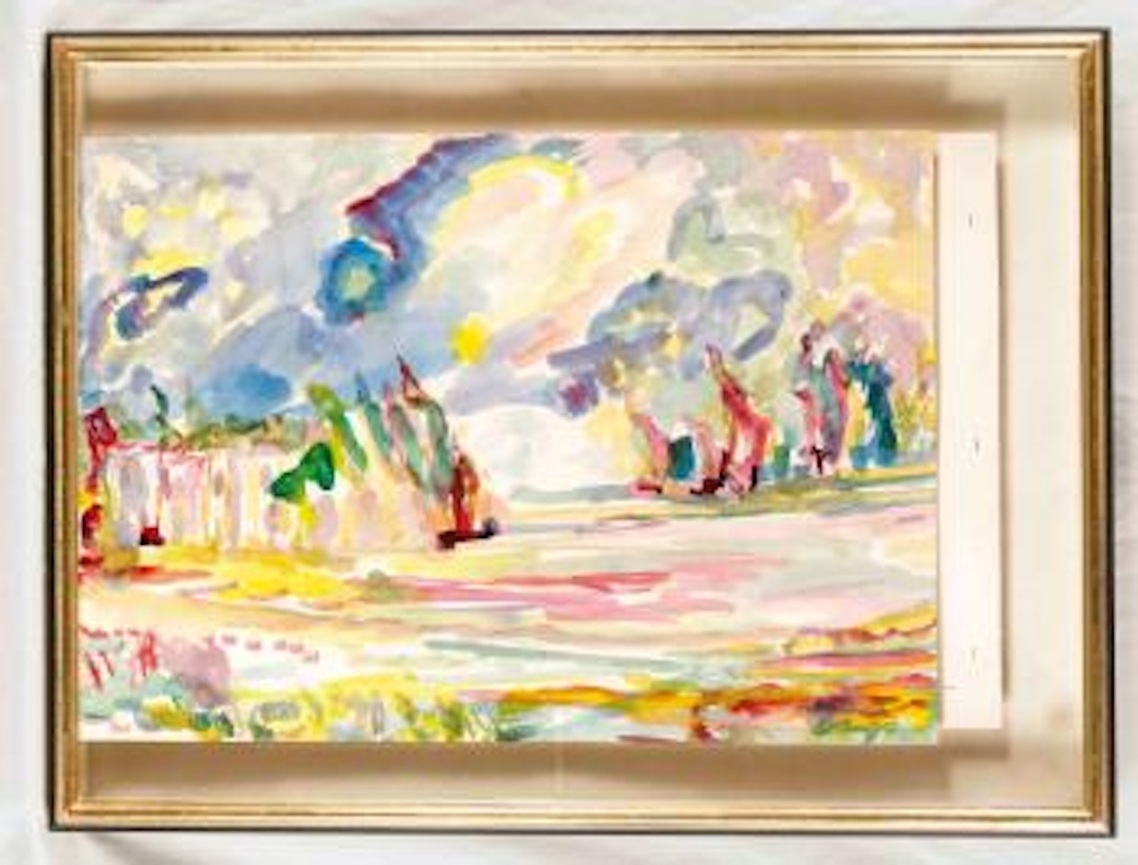 Sommerliche Seenlandschaft by Herbert Zangs