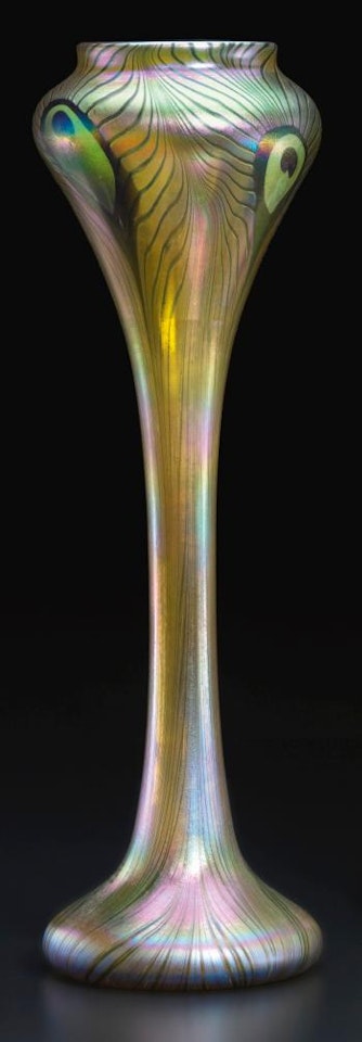 'Peacock' vase by Tiffany Studios