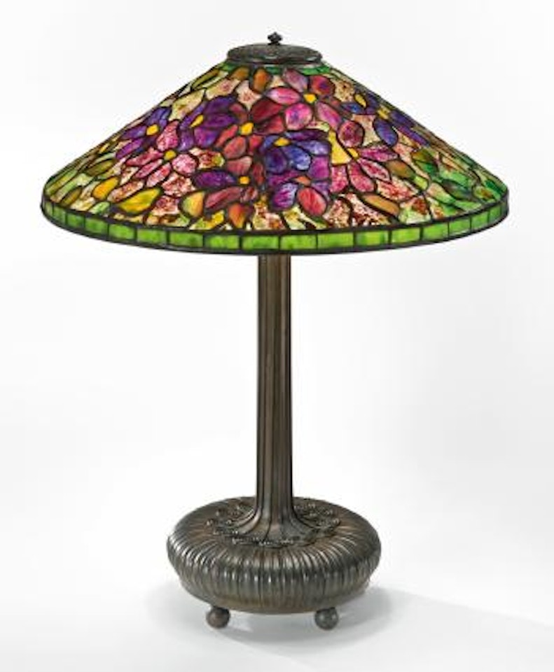 'Clematis' Table Lamp by Tiffany Studios