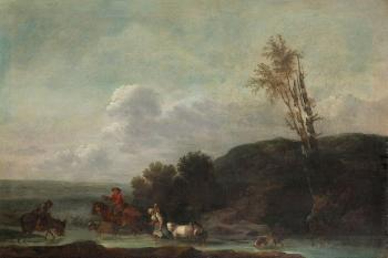Le passage du gué by Francesco Giuseppe Casanova
