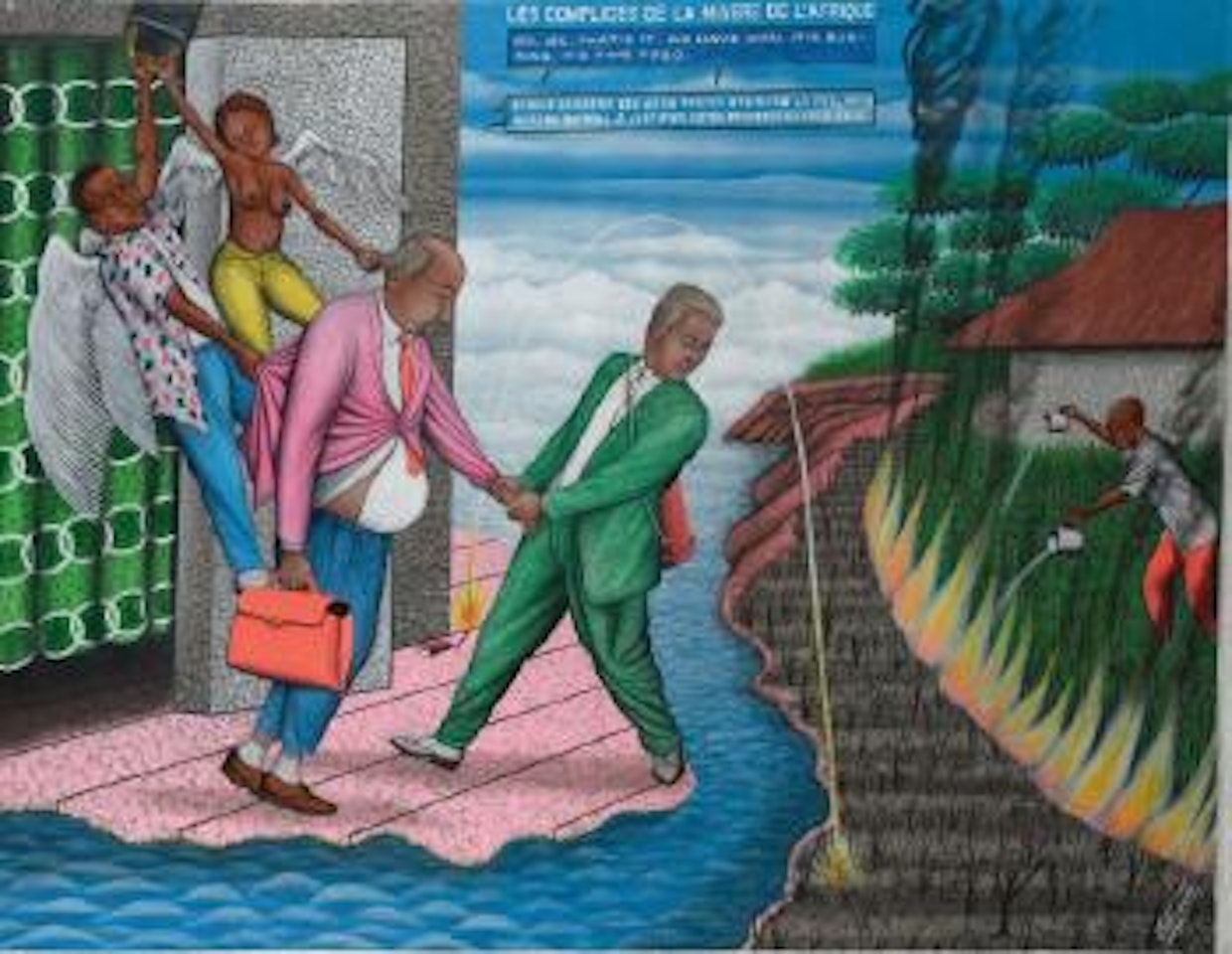 Les complices de la misère de l’Afrique by Chéri Samba